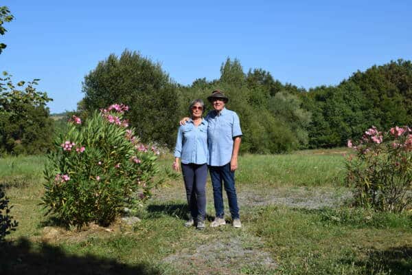 Véronique et Nicolas, gîte Sansoutic